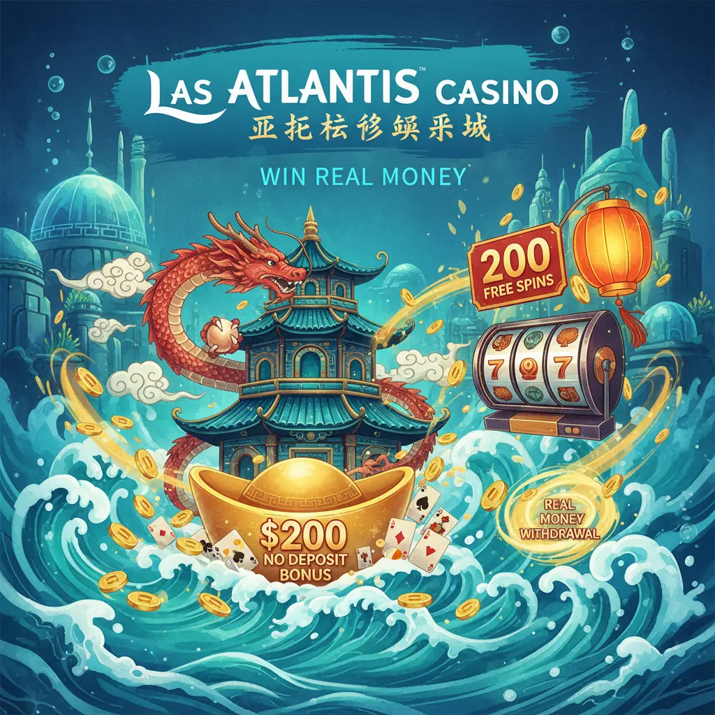 $200 no deposit bonus 200 free spins real money - Atlantis